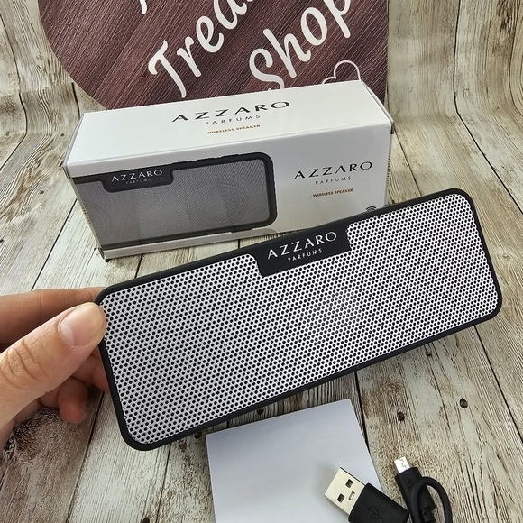 Azzaro Black And Gray Wireless Speaker - Picture 5 of 7